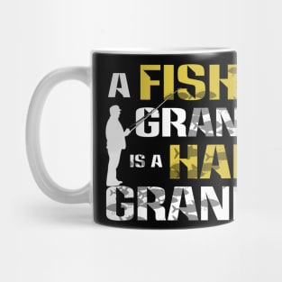 A fishing Grandad is a happy Grandad Mug